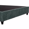 Upholstered Bed MALENA Semi-double Nubuck Green 120x200 cm Upholstered Bed MALENA Semi-double Nubuck Green 120x200 cm