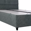 Upholstered Bed MILO Double with Storage Space Nubuck Green 160x200 cm Upholstered Bed MILO Double with Storage Space Nubuck Green 160x200 cm