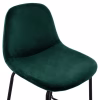 bar stool VINCENT, cypress green, metal legs, 47x51x96 bar stool VINCENT, cypress green, metal legs, 47x51x96