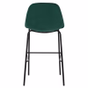 bar stool VINCENT, cypress green, metal legs, 47x51x96 bar stool VINCENT, cypress green, metal legs, 47x51x96