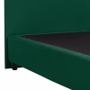 Upholstered Bed DOLORES Double Velvet Green 150x200 cm