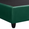 Upholstered Bed DOLORES Double Velvet Green 150x200 cm