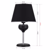 TABLE LAMP FB97669.02, BLACK-CHROME, Φ20x50