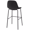 STOOL VINCENT  VELVET BLACK, METAL FRAME 56,5x47x106 cm. STOOL VINCENT  VELVET BLACK, METAL FRAME 56,5x47x106 cm.