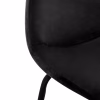 STOOL VINCENT  VELVET BLACK, METAL FRAME 56,5x47x106 cm. STOOL VINCENT  VELVET BLACK, METAL FRAME 56,5x47x106 cm.