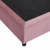 Upholstered Bed DOLORES Single Velvet Dusty Pink 90x200 cm Upholstered Bed DOLORES Single Velvet Dusty Pink 90x200 cm