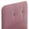 Upholstered Bed DOLORES Single Velvet Dusty Pink 90x200 cm Upholstered Bed DOLORES Single Velvet Dusty Pink 90x200 cm