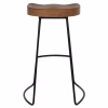 BAR-STOOL TOON WOOD-METAL IN NATURAL-BLACK 45X36X71Hcm. BAR-STOOL TOON WOOD-METAL IN NATURAL-BLACK 45X36X71Hcm.