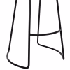 BAR-STOOL TOON WOOD-METAL IN NATURAL-BLACK 45X36X71Hcm. BAR-STOOL TOON WOOD-METAL IN NATURAL-BLACK 45X36X71Hcm.