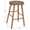 Stool C9334.01 TOON Wood Natural 40X37X65cm