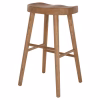 Stool C9334.01 TOON Wood Natural 40X37X65cm