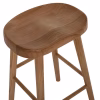 Stool C9334.01 TOON Wood Natural 40X37X65cm