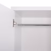 Wardrobe Bailey Double Door White 60x43x181 cm Wardrobe Bailey Double Door White 60x43x181 cm