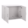UPPER CABINET FOR 2-LEAF WARDROBE JASLYN  MELAMINE IN WHITE 80,2x42x60Hcm. UPPER CABINET FOR 2-LEAF WARDROBE JASLYN  MELAMINE IN WHITE 80,2x42x60Hcm.