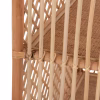ΒΙΒΛΙΟΘΗΚΗ  ΑΠΟ ΦΥΣΙΚΟ RATTAN ΣΕ ΦΥΣΙΚΟ ΧΡΩΜΑ 80x40x182Υεκ.