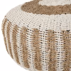 Σκαμπό - Πούφ SARONI C7851.01 SEAGRASS Φυσικό - Λευκό Φ60x35Yεκ. Σκαμπό - Πούφ SARONI C7851.01 SEAGRASS Φυσικό - Λευκό Φ60x35Yεκ.