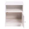 Nightstand Melamine Malory White 40x40x50H cm Nightstand Melamine Malory White 40x40x50H cm