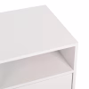 Nightstand Melamine Malory White 40x40x50H cm Nightstand Melamine Malory White 40x40x50H cm