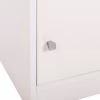 Nightstand Melamine Malory White 40x40x50H cm Nightstand Melamine Malory White 40x40x50H cm