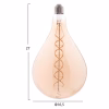 LIGHT BULB  LED FILAMENT 8W E27 3000K TEA COLOR DIMMABLE