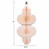 LIGHT BULB LED FILAMENT 8W E27 3000K GOLD COLOR DIMMABLE