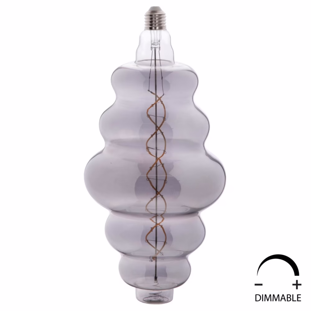 Λαμπτήρας LED FILAMENT S4 8W E27 3000K Smoke DIMMABLE