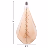 Λαμπτήρας LED C4057 Filament 8W E27 3000K GOLD COLOR DIMMABLE