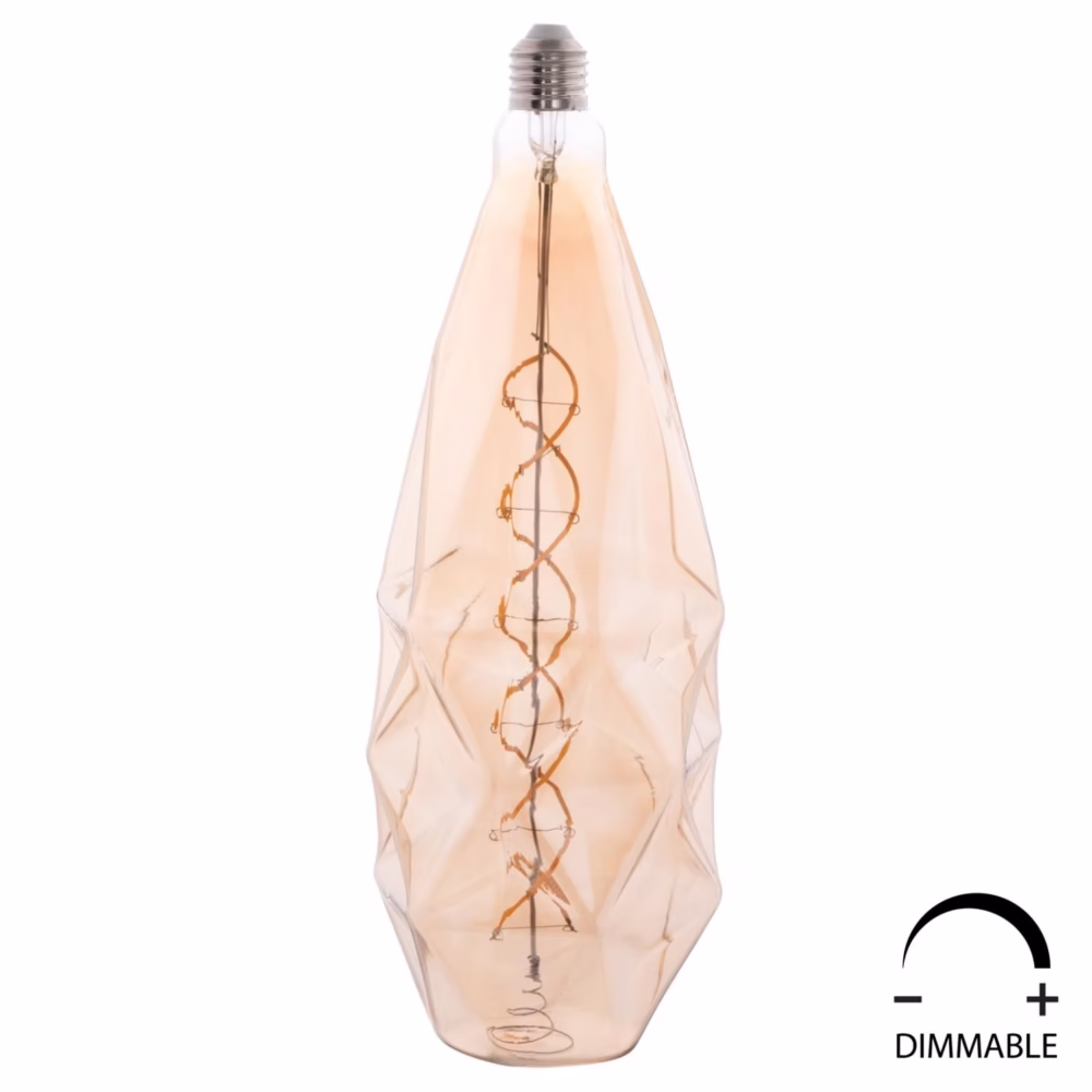 Λαμπτήρας LED C4058 Filament 8W E27 3000K GOLD COLOR DIMMABLE