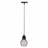 CEILING PENDANT LAMP  BLACK METAL MESH CAP Φ13x125Hcm.