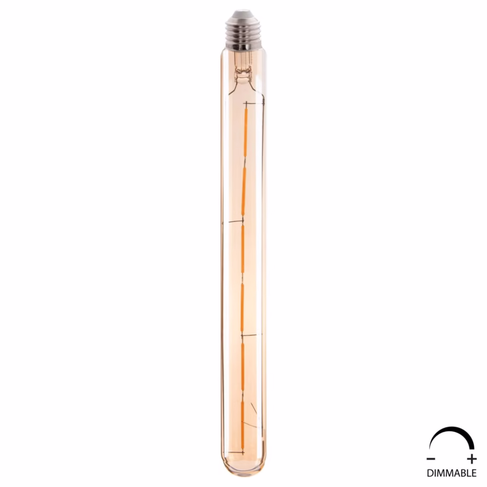 ΛΑΜΠΤΗΡΑΣ  LED FILAMENT 6W E27 3000K ΧΡΥΣΟ DIMMABLE