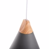 CEILING PENDANT LAMP  GREY METAL CAP Φ21,5x115Hcm.