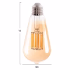 ΛΑΜΠΤΗΡΑΣ  LED FILAMENT 12W E27 3000K GOLD