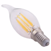ΛΑΜΠΤΗΡΑΣ  ΣΤΥΛ ΦΛΟΓΑ LED FILAMENT 6W E14 3000K ΔΙΑΦΑΝΟ DIMMABLE