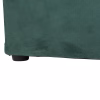STOOL-CHEST PUNK  CYPRESS GREEN VELVET 90x50x52H cm. STOOL-CHEST PUNK  CYPRESS GREEN VELVET 90x50x52H cm.