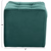 STOOL PUNK  CYPRESS GREEN VELVET 37Χ37Χ39Hcm. STOOL PUNK  CYPRESS GREEN VELVET 37Χ37Χ39Hcm.