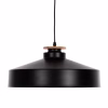 CEILING PENDANT LAMP  BLACK METAL CAP Φ40x116Hcm.