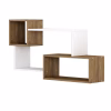 WALL SHELVES TANNER  MELAMINE IN NATURAL-WHITE 90,5x20x51Hcm. WALL SHELVES TANNER  MELAMINE IN NATURAL-WHITE 90,5x20x51Hcm.