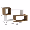 WALL SHELVES TANNER  MELAMINE IN NATURAL-WHITE 90,5x20x51Hcm. WALL SHELVES TANNER  MELAMINE IN NATURAL-WHITE 90,5x20x51Hcm.