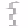 WALL SHELVES RORY  MELAMINE IN WHITE 22x51,5x109Hcm. WALL SHELVES RORY  MELAMINE IN WHITE 22x51,5x109Hcm.