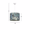 Ceiling Light C7498 Green Leaves 28x65 cm
