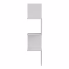 WALL CORNER SHELVES/BOOKCASE ILLUSION  MELAMINE IN WHITE 25x25x105,4Hcm. WALL CORNER SHELVES/BOOKCASE ILLUSION  MELAMINE IN WHITE 25x25x105,4Hcm.