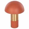 TABLE LAMP PUNE  METAL IN ORANGE-GOLD Φ31x44Hcm.