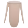 STOOL DENTY  POLYPROPYLENE IN CAPPUCCINO-PU SEAT IN CAPPUCCINO Φ30x47.5Hcm.