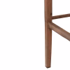 BAR STOOL LUCIUS  BEECH WOOD IMPREGNATED IN WALNUT COLOR 40,5x40x105Hcm.FRAME ONLY