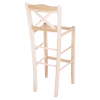 BAR STOOL LUCIUS  BEECH WOOD IMPREGNATED-UNPAINTED 40,5x40x105Hcm.FRAME ONLY BAR STOOL LUCIUS  BEECH WOOD IMPREGNATED-UNPAINTED 40,5x40x105Hcm.FRAME ONLY