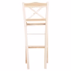 BAR STOOL LUCIUS  BEECH WOOD IMPREGNATED-UNPAINTED 40,5x40x105Hcm.FRAME ONLY BAR STOOL LUCIUS  BEECH WOOD IMPREGNATED-UNPAINTED 40,5x40x105Hcm.FRAME ONLY