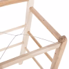 BAR STOOL LUCIUS  BEECH WOOD IMPREGNATED-UNPAINTED 40,5x40x105Hcm.FRAME ONLY BAR STOOL LUCIUS  BEECH WOOD IMPREGNATED-UNPAINTED 40,5x40x105Hcm.FRAME ONLY