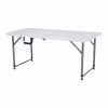 Table Catering Fylliana Folding White 122x60x54-74 cm Table Catering Fylliana Folding White 122x60x54-74 cm