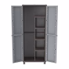 Plastic Wardrobe 2-Door JRattan 368 - with divider
