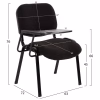 Conference Chair with Black Fabric and Writing Desk